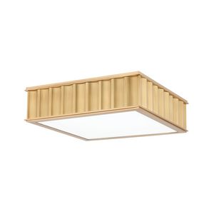 Hudson Valley Lighting 2 Light Flush Mount - Aged Brass