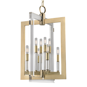 Hudson Valley Lighting 8 Light Medium Pendant - Aged Brass