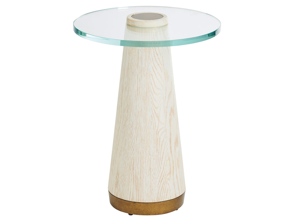 Castlewood Glass Top Accent Table | Barclay Butera - 01-0931-952
