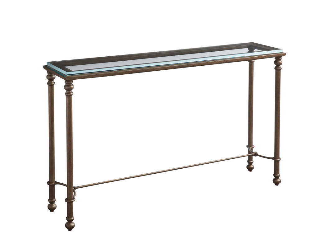 Bluff Metal And Glass Console | Barclay Butera - 01-0934-967C