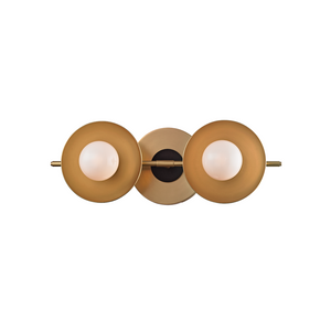 Hudson Valley Lighting 2 Light Bath Bracket - Aged Brass