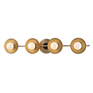Hudson Valley Lighting 4 Light Bath Bracket - Aged Brass