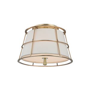 Hudson Valley Lighting 2 Light Semi Flush - Aged Brass