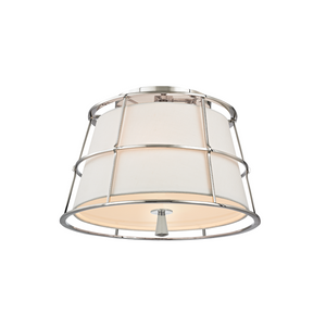 Hudson Valley Lighting 2 Light Semi Flush - Polished Nickel