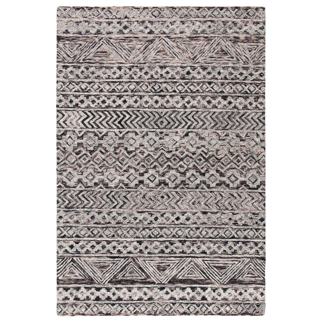 Safavieh Abstract Rug Collection ABT252F - Grey / Brown