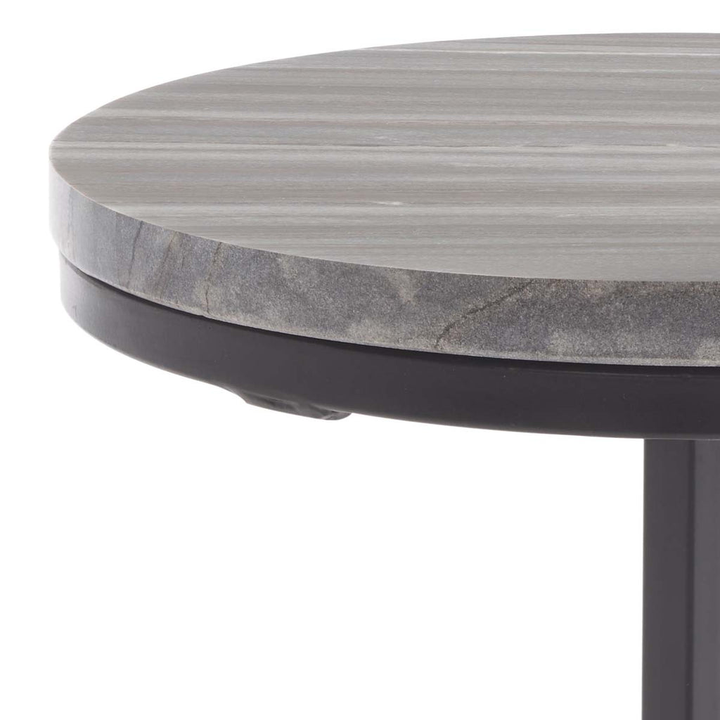 Safavieh Hiten Drink Table - Grey Marble
