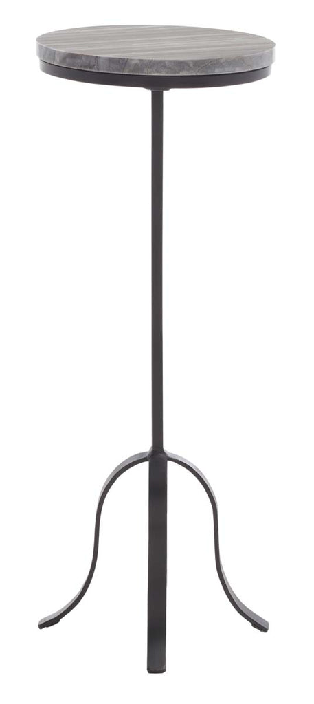 Safavieh Hiten Drink Table - Grey Marble
