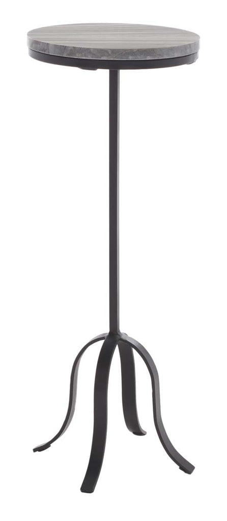 Safavieh Hiten Drink Table - Grey Marble