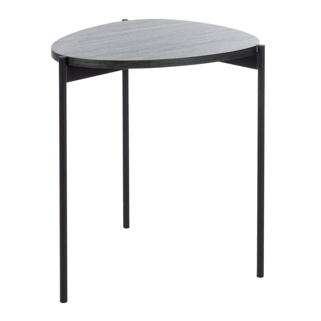 Safavieh Sven Side Table - Dark Grey Oak/Black