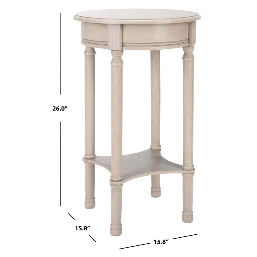 Safavieh Tinsley Round Accent Table-Greige