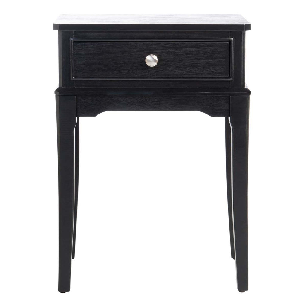 Safavieh Opal 1 Drawer Accent Table - Black