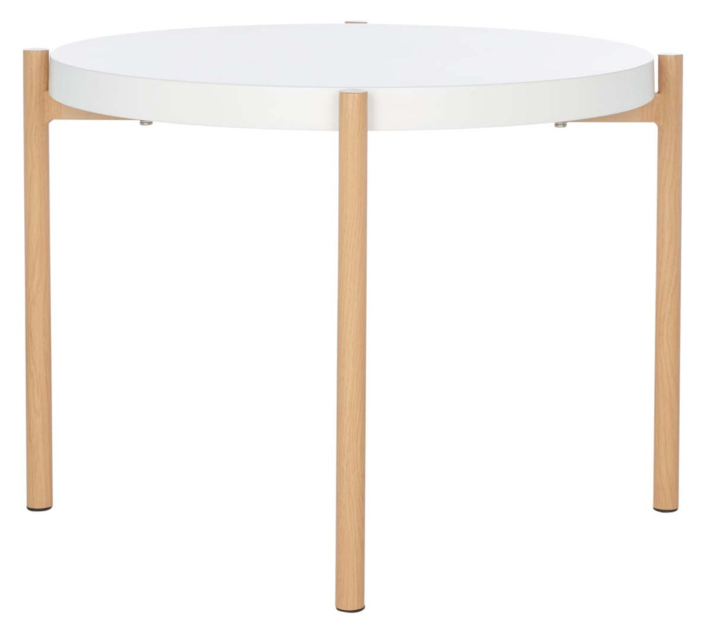 Safavieh Solara Accent Table - White / Gold