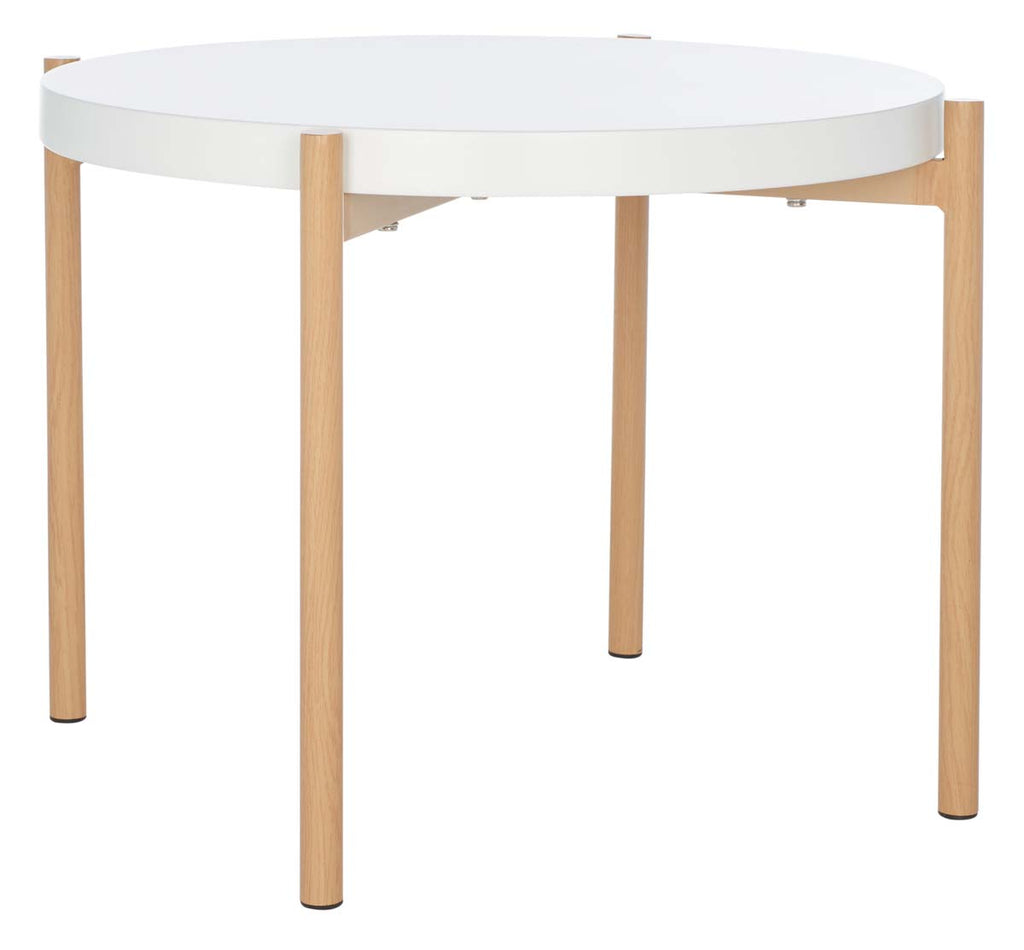 Safavieh Solara Accent Table - White / Gold