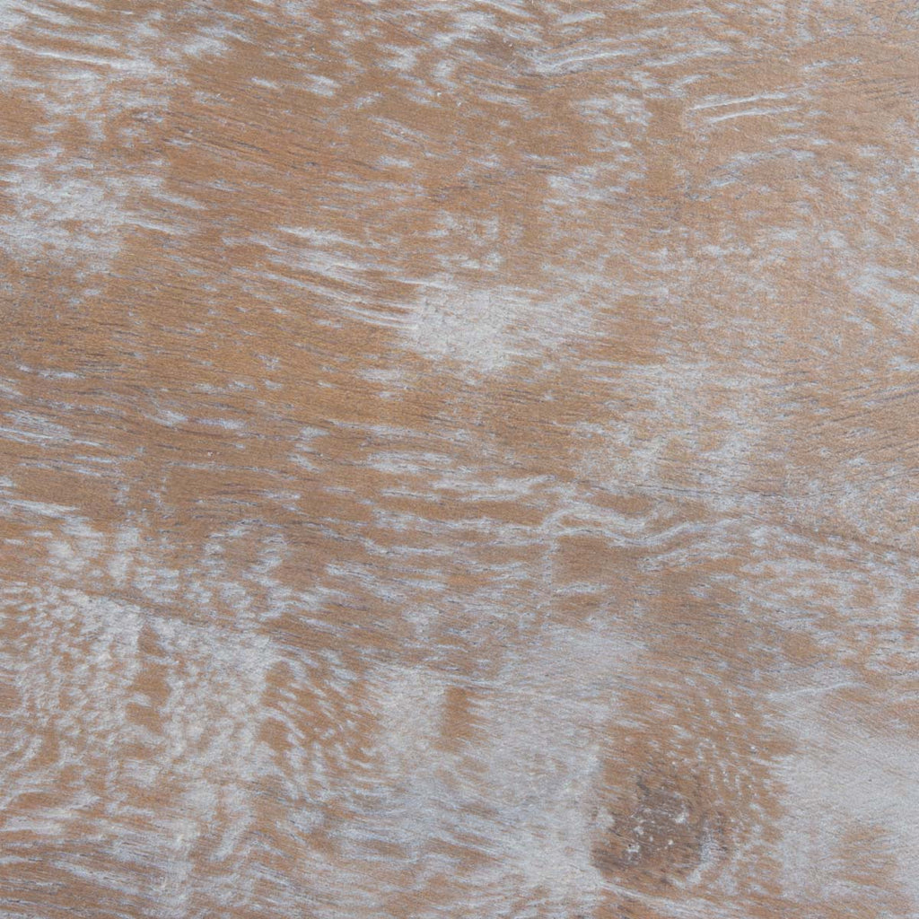 Safavieh Whent Round Accent Table - White Washed / Black