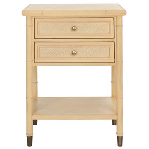 Ahab 2 Drawer 1 Shelf Accent Table | Safavieh - ACC6606