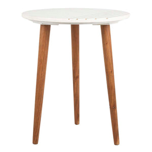 Valerie Round Marble Accent Table | Safavieh - ACC7202