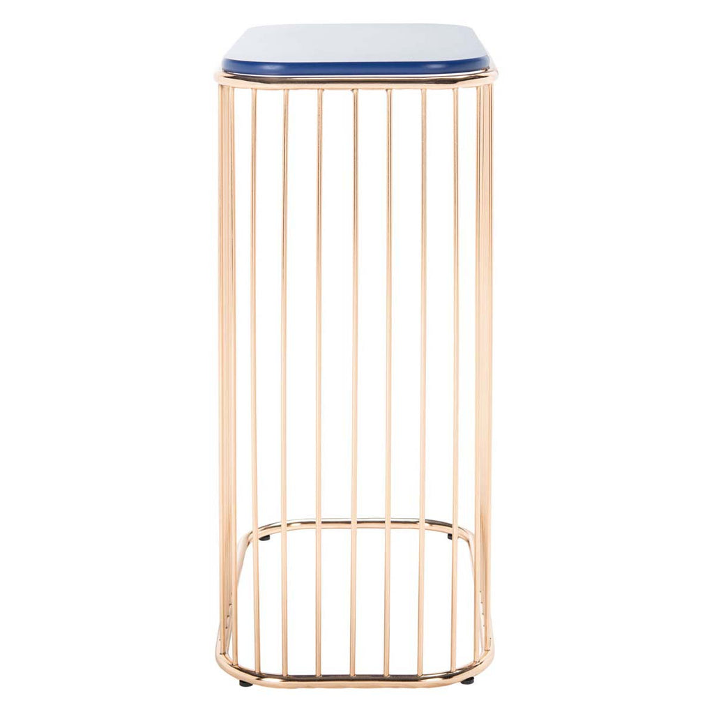 Safavieh Stafford Side Table - Blue / Gold