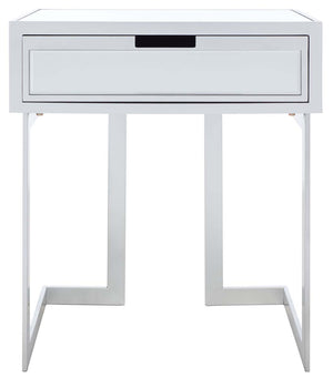 Lilo 1 Drawer Mirrored Accent Table | Safavieh - ACC9700