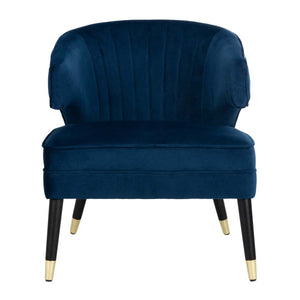 Safavieh Stazia Wingback Accent Chair - Navy/Black