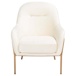 Eleazer Velvet Accent Chair | Safavieh - ACH6202