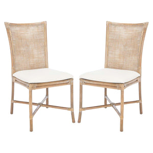 Chiara Rattan Accent Chair With Cushion (Set of 2) | Safavieh - ACH6512
