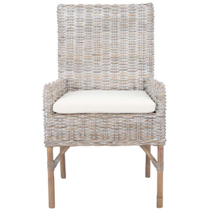 Nancy Rattan Accent Chair W/ Cushion | Safavieh - ACH6518