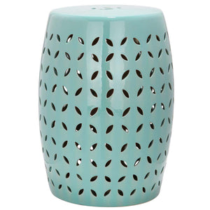 Lattice Petal Garden Stool | Safavieh - ACS4509