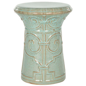 Imperial Scroll Garden Stool | Safavieh - ACS4521