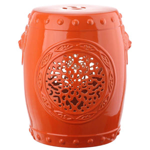 Flower Drum Garden Stool | Safavieh - ACS4532