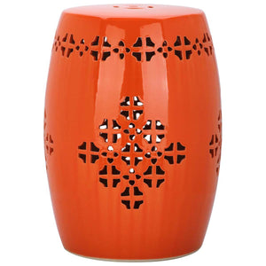 Quatrefoil Garden Stool | Safavieh - ACS4535