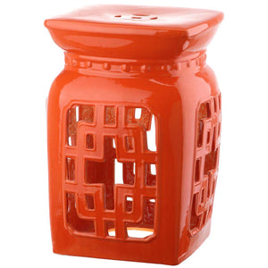 Beijing Filigree Garden Stool | Safavieh - ACS4538
