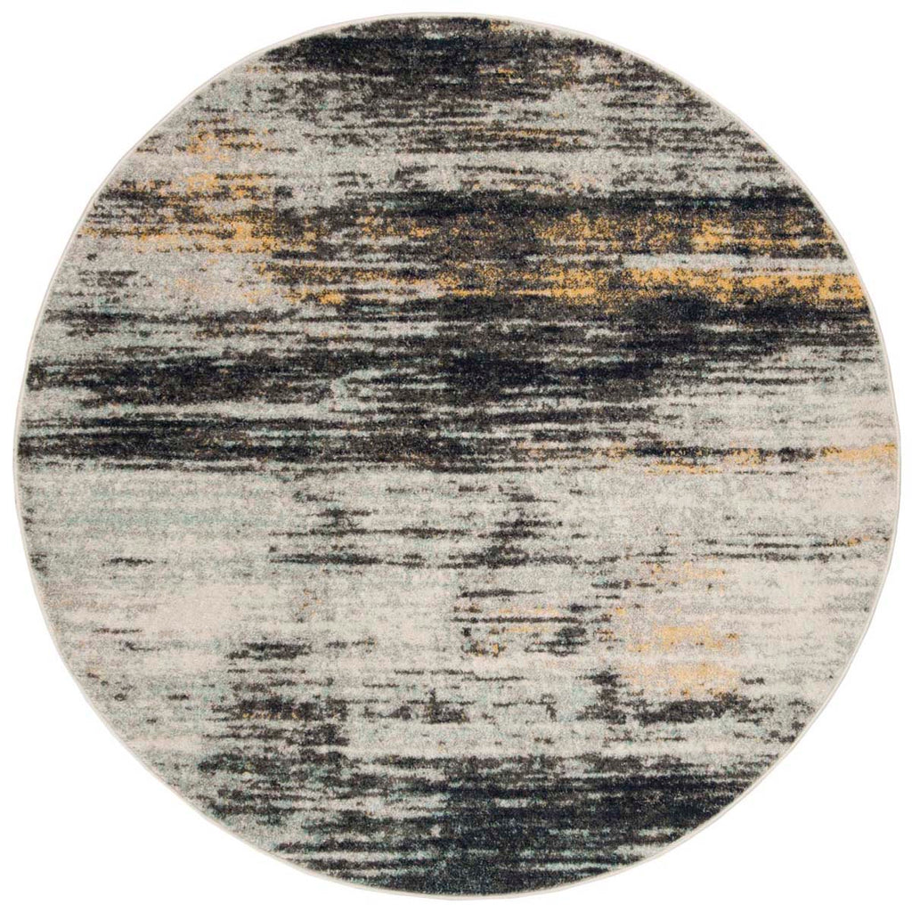 Safavieh Adirondack Rug Collection ADR201F - Light Grey / Black