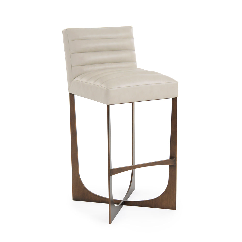 Upton Bar Chair | John-Richard - AMF-1673-LTGY-AS