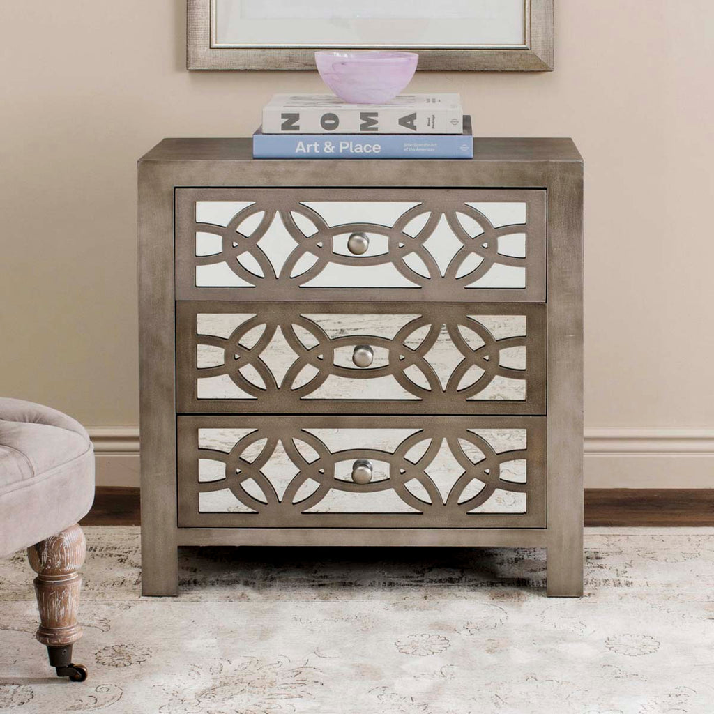 Safavieh Tasha 3 Drawer Chest - Grey