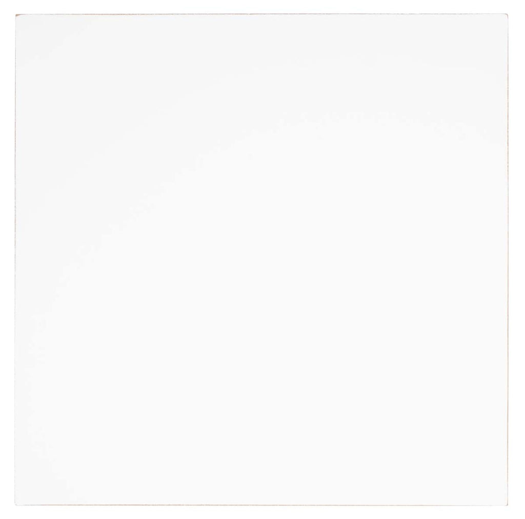 Safavieh Milo Trellis Gold Leaf End Table - Cream