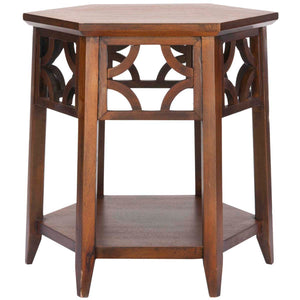 Connr Hexagon End Table | Safavieh - AMH4602