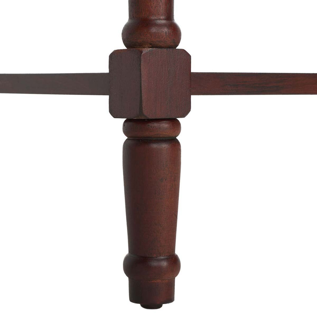 Safavieh Christa Console Table With Storage - Cherry