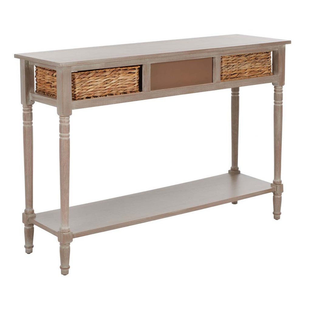 Safavieh Christa Console Table With Storage - Vintage White