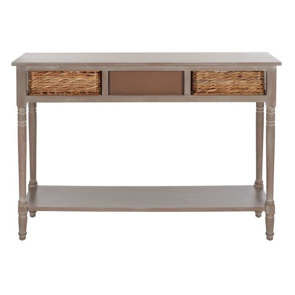 Safavieh Christa Console Table With Storage - Vintage White
