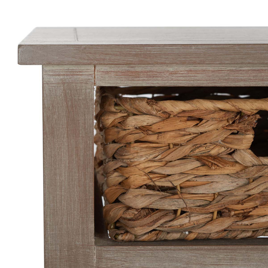 Safavieh Christa Console Table With Storage - Vintage White