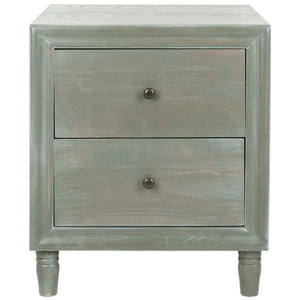 Blaise Nightstand With Storage Drawers | Safavieh - AMH6605