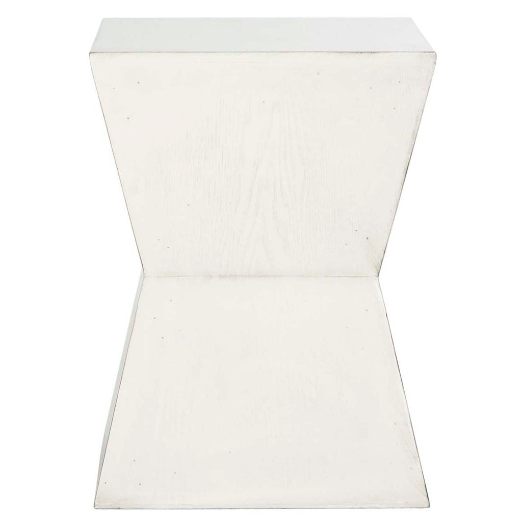 Safavieh Lotem Curved Square Top Accent Table - White Birch
