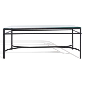 Safavieh Couture Abelard Glass Cocktail Table - Black