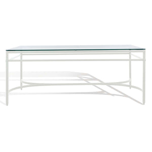 Safavieh Couture Abelard Glass Cocktail Table - White