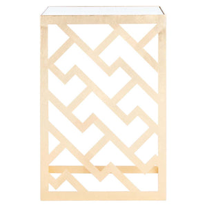 Safavieh Couture Ozzie Gold Leaf C-Table - Gold
