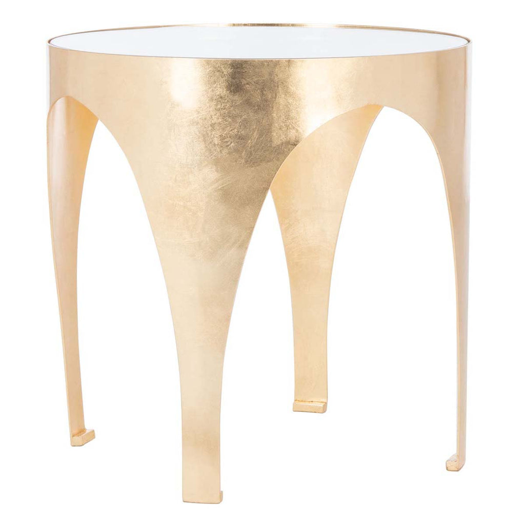 Safavieh Couture Lillia Gold Leaf Accent Table - Gold