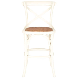 Safavieh Franklin X Back Counter Stool - Antique White
