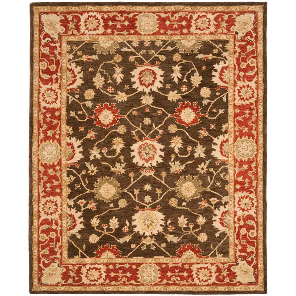 Safavieh Anatolia Rug Collection AN554A - Olive / Rust