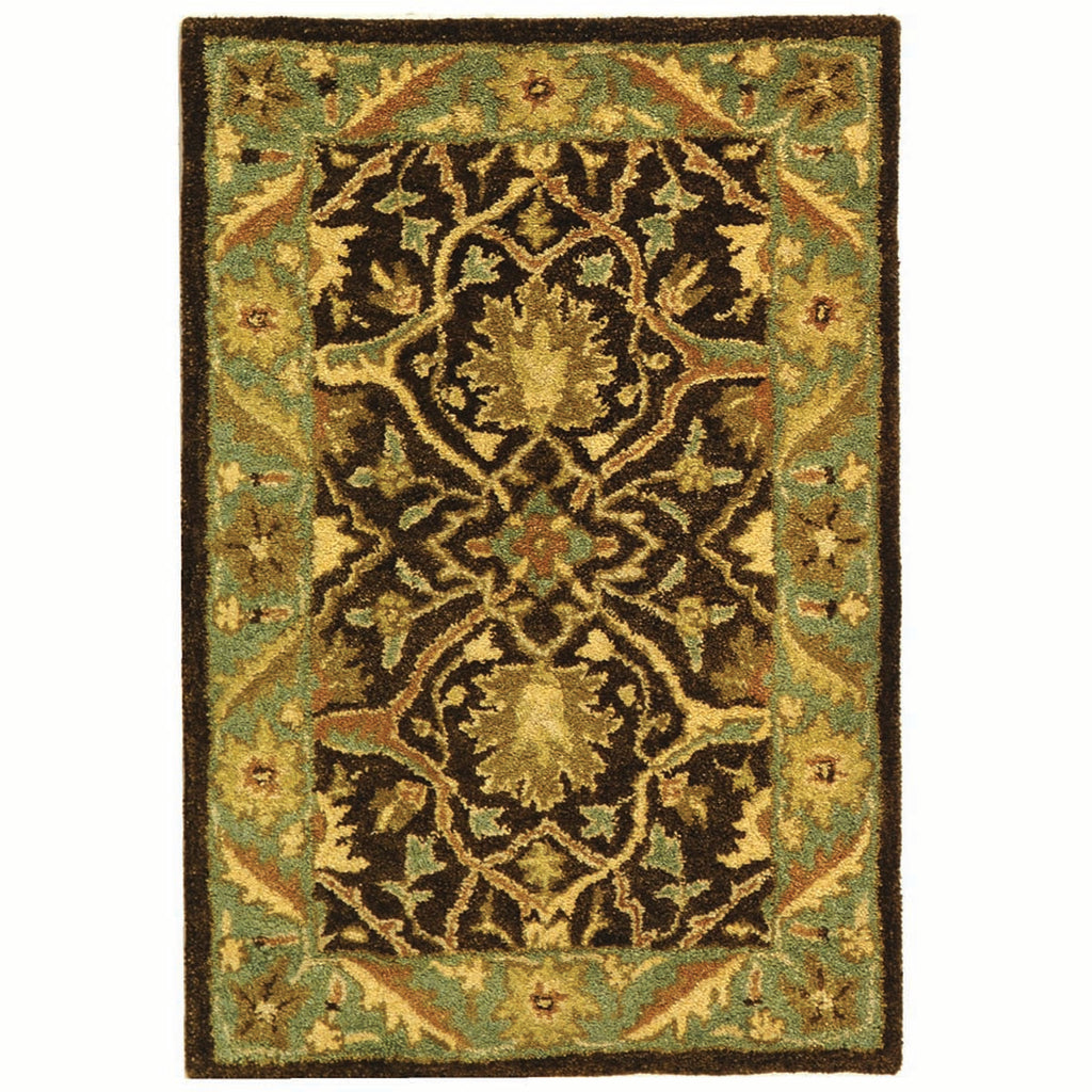 Safavieh Antiquity Rug Collection AT14F - Brown / Green