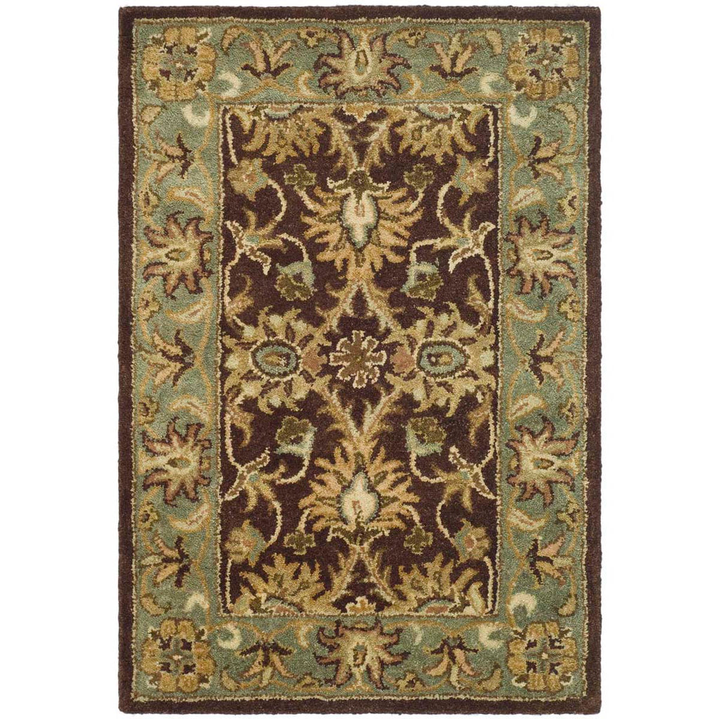 Safavieh Antiquity Rug Collection AT249D - Chocolate / Blue